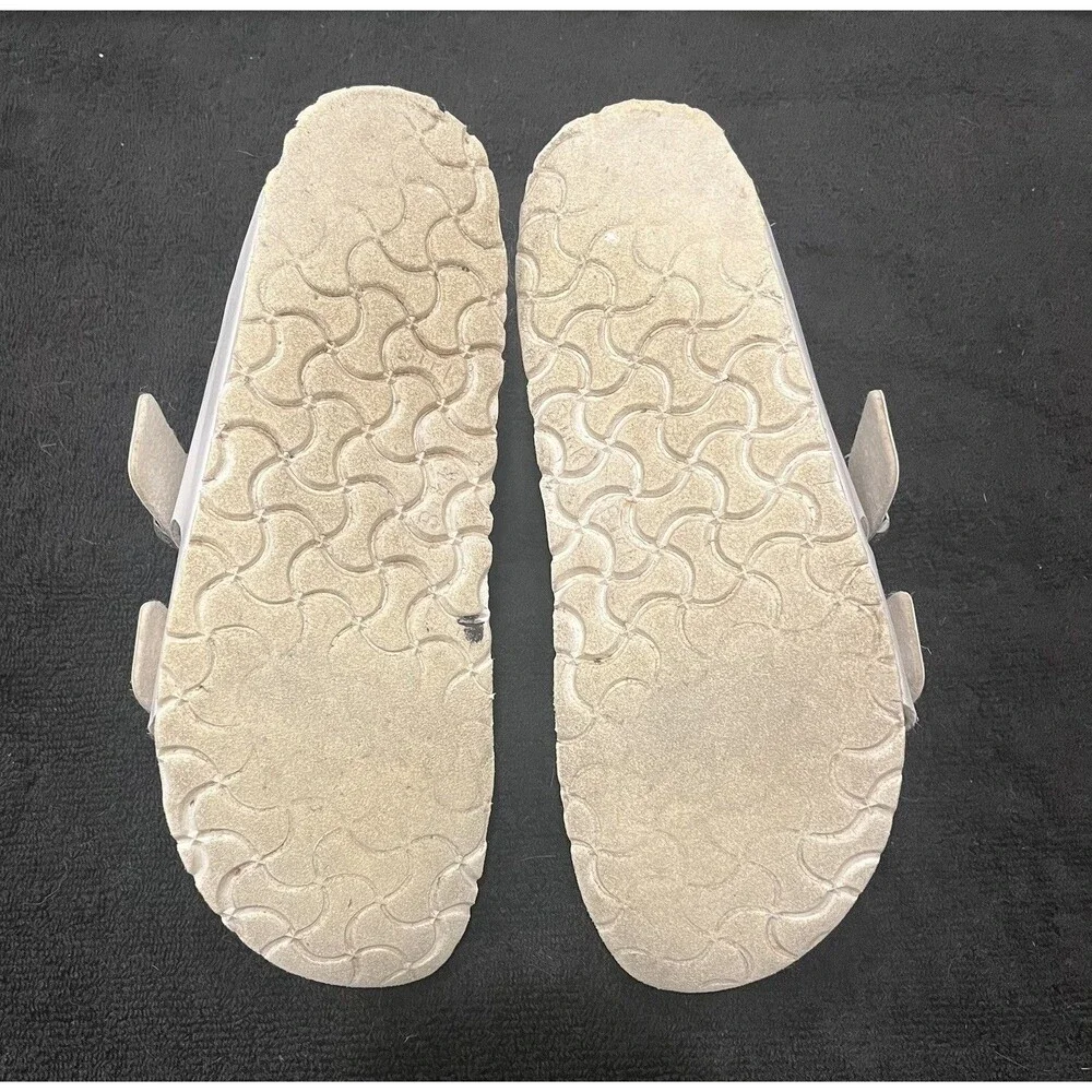 Birkenstock Arizona White Double Strap Sandals Women’s ESTIMATED Size 9 Narrow